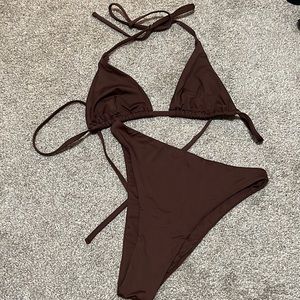 Toluca Swim chocolate bikini